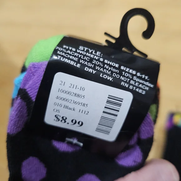 41 Pairs Rampage DEB Colorful Neon Low Cut No Show Lot Of Socks OS - Picture 11 of 14